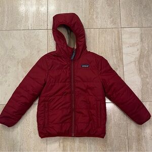 Patagonia Kids Ready Freddy reversible puffer jacket